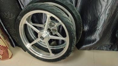 Enkei 5 batang Chrome