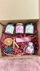 Candles jars full box
