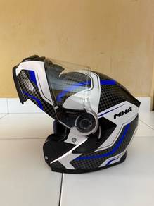 MHR Helmet FU329 Blue Biru Size M