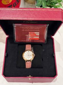 2017 Cartier Ballon Bleu 18k 750 Rose Gold Diamond