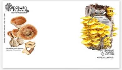 First Day Cover Medical Mushroom Malaysia 2026