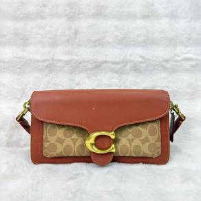 Authentic Coach Tabby Shoulder Bag 26 Brown Canvas
