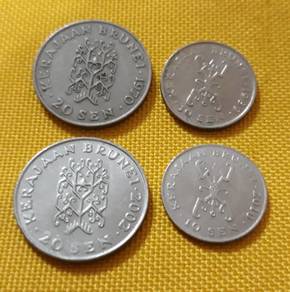 BRUNEI COIN - 10 Cent & 20 Cent