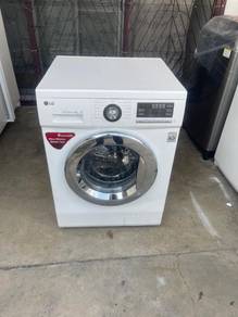 LG dd inventer 8kg front load washer mesin basuh