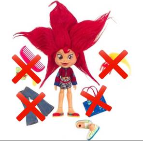 Trollz It's a Hair Thing Ruby Trollman Doll