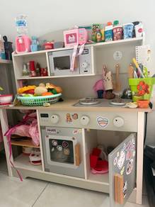 European Wooden Kitchen Playset Kids