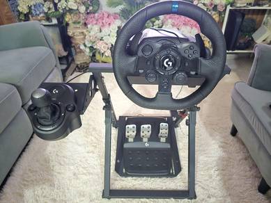 Logitech g923 + shifter + stand rig (full set)