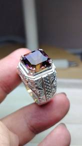 cincin perak handmade Ameterine