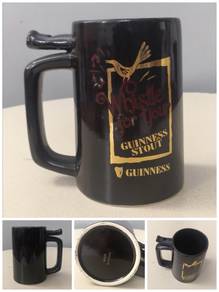 Guinness mug with whistle black