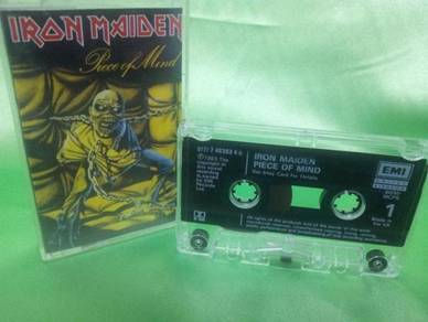 Iron Maiden PEACE OF MIND 1983 cassette EMI UK