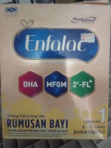 Susu Enfalac Langkah 1 1 packet exp: 16/01/2027
