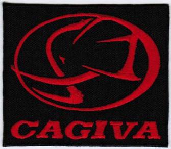 Cagiva Motorcycle Racing Badge Iron On Patch