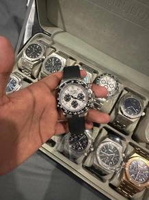 Seiko Mod Daytona Meteorite Dial Grey 