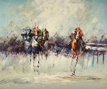 Riders In Mist I