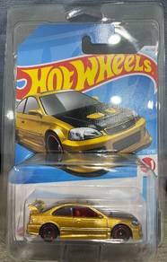 Hotwheels Honda Civic Si Gold Case B 2024