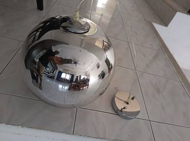 Bronze and silver ball pendant lamp Pendant Light