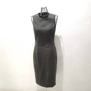 Ralph Lauren Grey Office Dress
