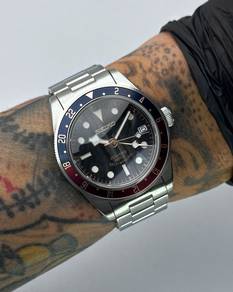 Custom Seiko Mod 39mm Black Bay Rose Gold Pepsi