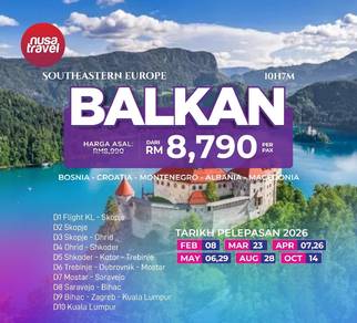 10H7M BALKAN 5 NEGARA With FLIGHT 