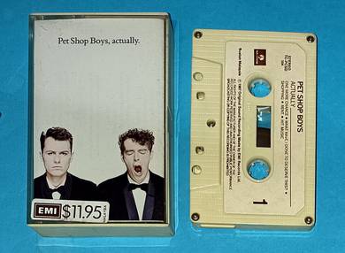 PET SHOP BOYS  - ACTUALLY CASSETTE Kaset