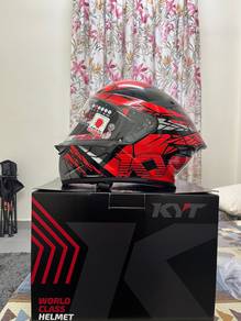 KYT TT-REVO COMBUSTION RED ( Size S )