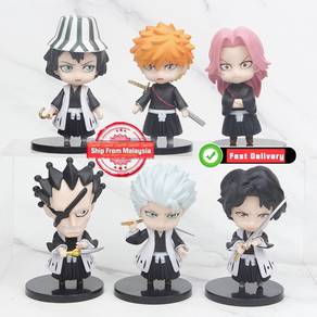Anime BLEACH 6pcs/set Action Figure 10cm Pvc