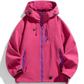 Jacket Hoodie Pink Waterproof Unisex New