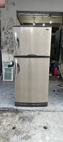 Sanyo fridge refrigerator 2d peti ais peti sejuk