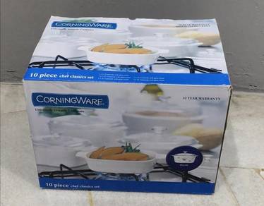Mangkuk corningware plum casserole bowl 5