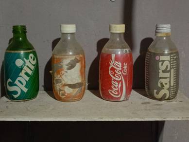 botol kaca minuman (VINTAGE) 