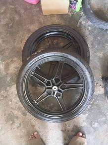 sport rim y suku original dengan tayar baru