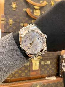 Rolex Datejust II REF116300 Blue Arabic Purple Dig