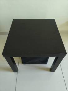 IKEA BOSNAS Storage Pouffe + LACK Side Table