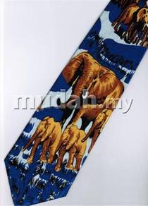 Elephant Mammal Animal Big Fancy Novelty Neck Tie