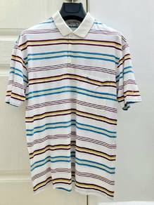 Nina Ricci Paris Striped Polo Shirt