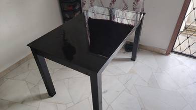 Tempered Glass Table Meja Cermin