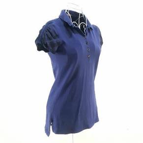 Burberry Brit signature short sleeve blue polo te