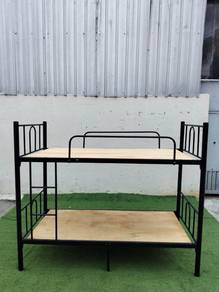 YE93A Katil Besi Hitam 2 Tingkat 50 mm Plywood 2