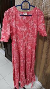 Pink dress pure cotton