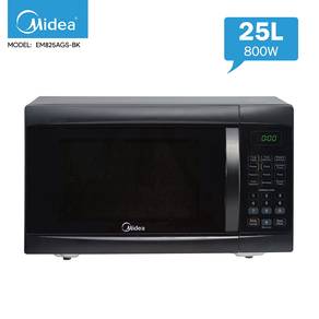 Midea EM825AGSBK 25L Microwave Oven