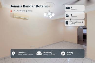 2-storey Terraced House For Rent in Bandar Botanic,SGR