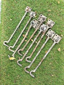 Hand Made Tembaga Lama Cangkuk Tingkap Antik hook
