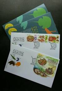 First Day Cover Exotic Food Malaysia 2019