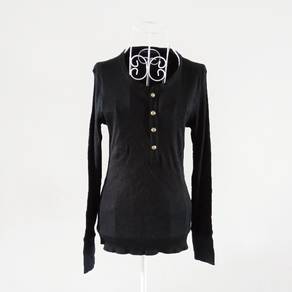 Ralph Lauren Sports Half Button Long Sleeve Top