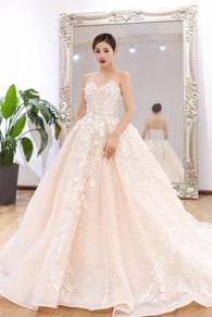 Cream fishtail wedding bridal dress gown RB1335