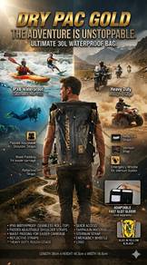 Clearance : Hypergear Dry Pac Gold 30L
