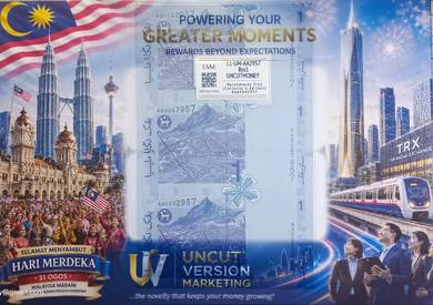 Malaysia Rm1 Uncutmoney 3in1