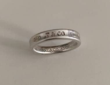 Tiffany & Co. 1837 Silver Ring AG925 Unisex