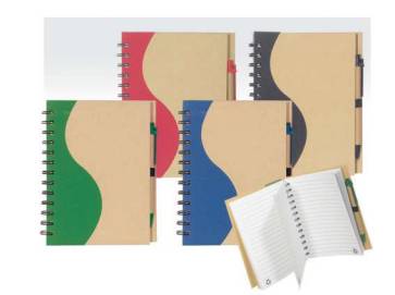 Eco notebook with pen ENB 1255