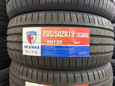 235/50/19 —Tayar baru Milemax Bu126 Tahun2026